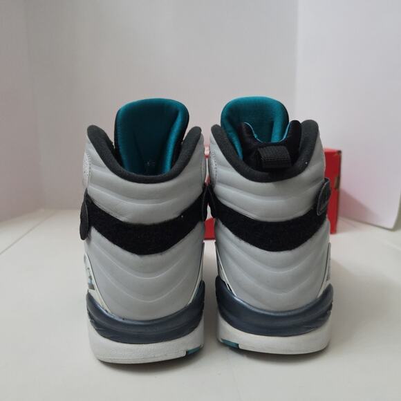 JORDAN 8 Retro South Beach 2018 Size 9 Turbo White Green Teal Gray main image 8
